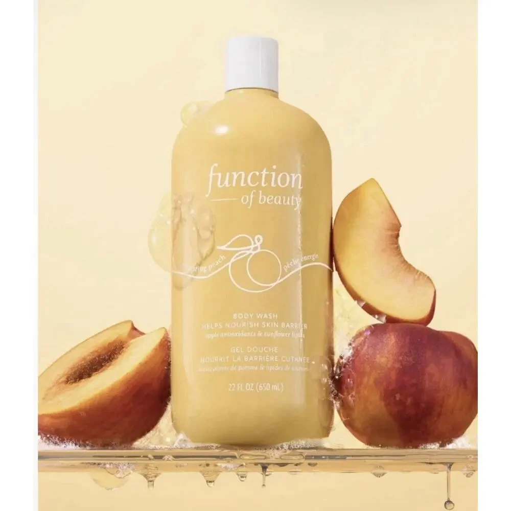 Function of Beauty Energizing Peach Sulfate-Free Gel Body Wash 22 fl oz